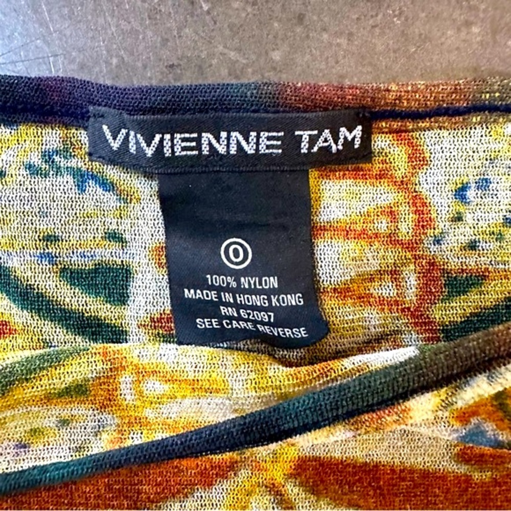 Vivienne Tam Y2K 90s Brat Mesh Chakra Vintage Mini Dress - Picture 10 of 11